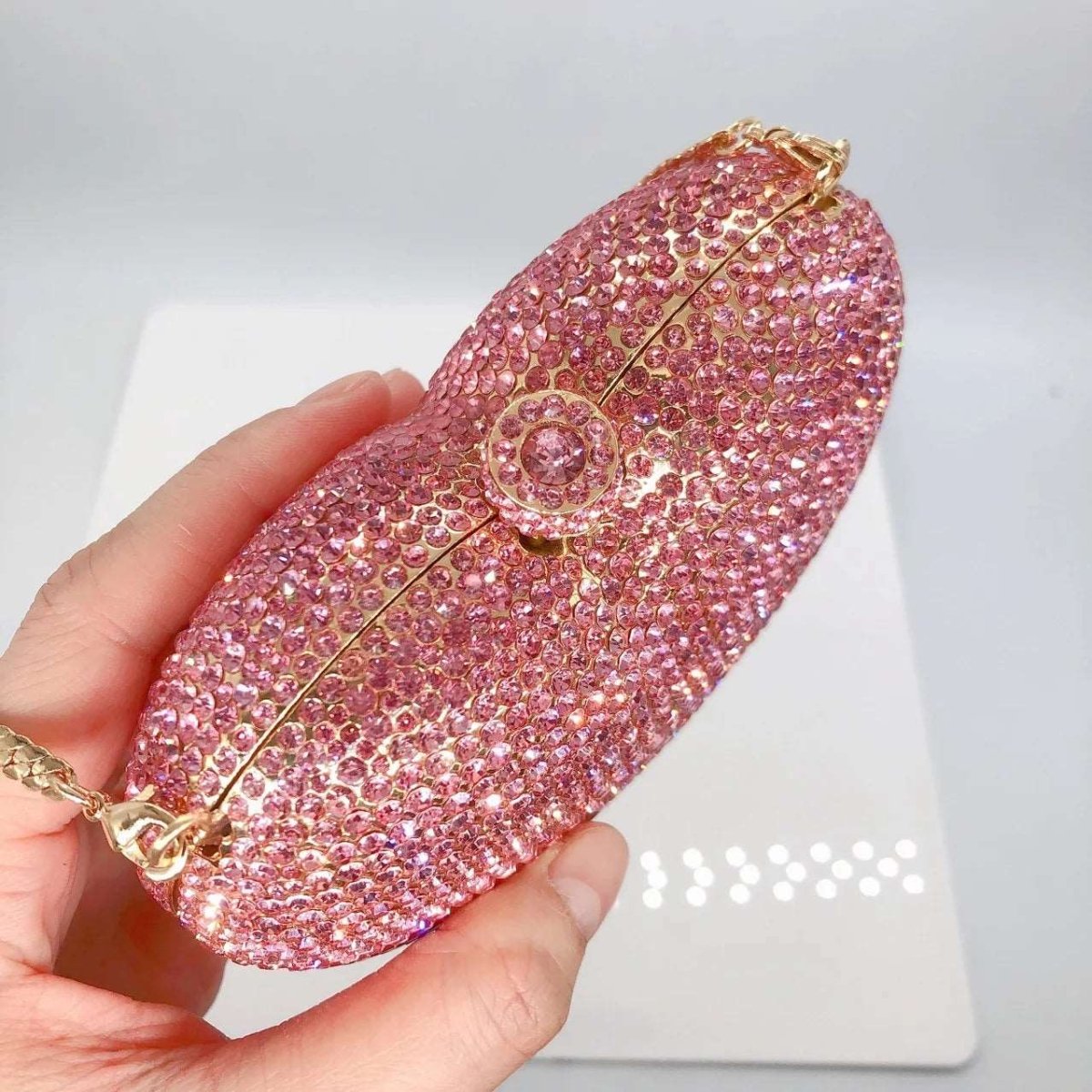 Crystal Heart Novelty Clutch 2