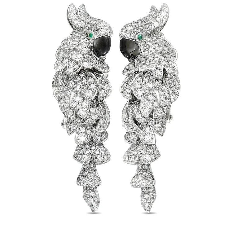 CZ Parrot Jewelry Set