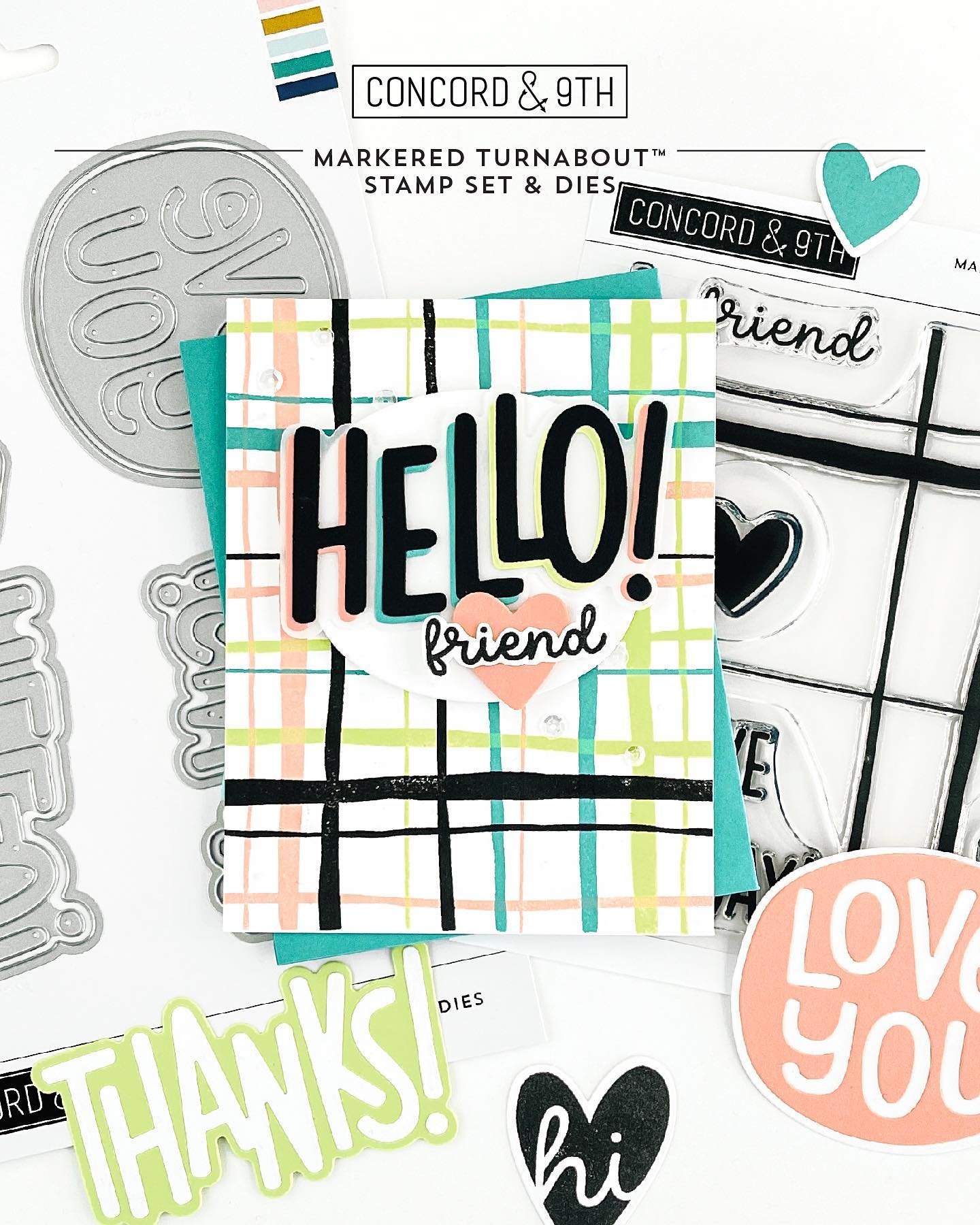 CONCORD & 9 th : Markered | Turnabout | Stamp