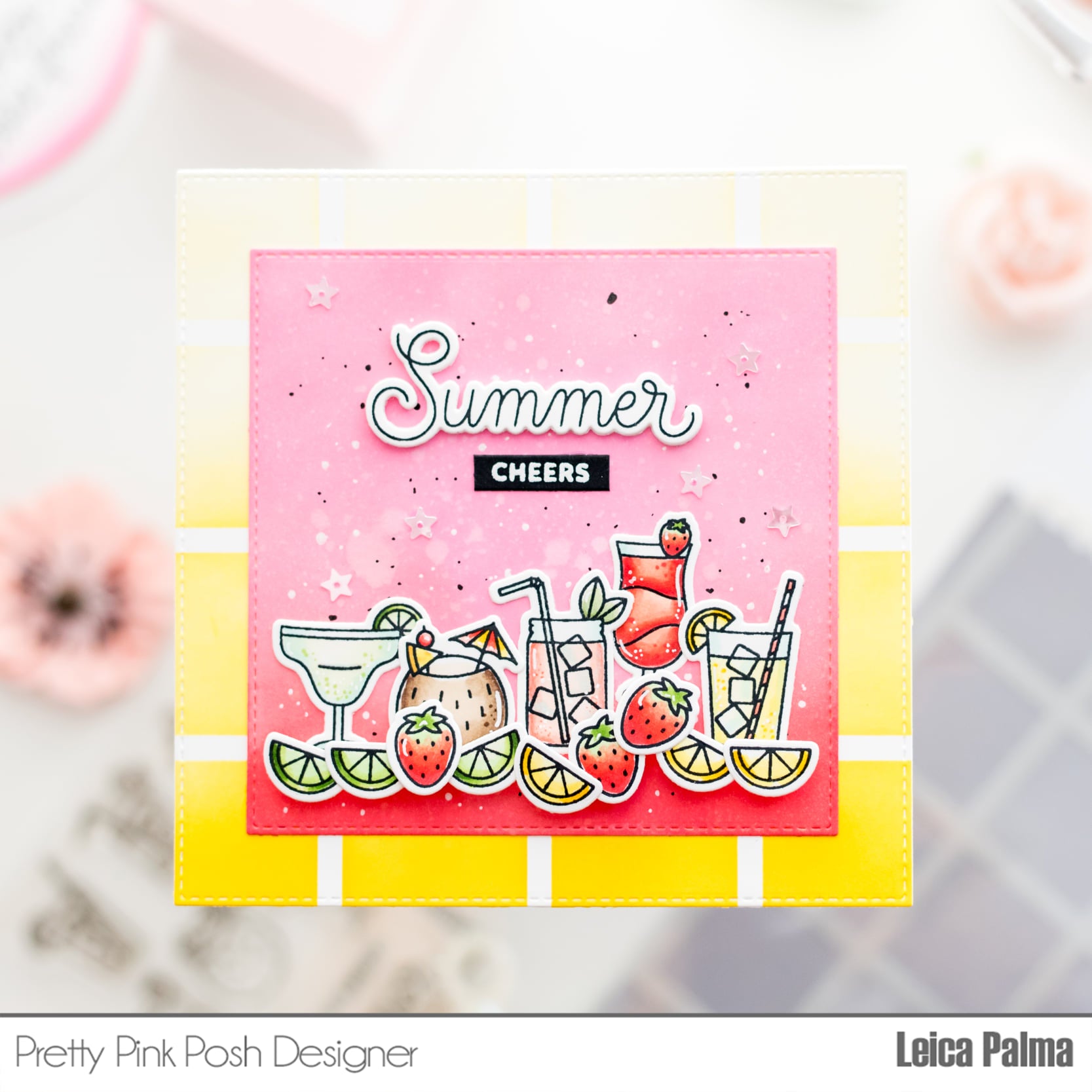 PRETTY PINK POSH:  Summer Drinks | Stamp