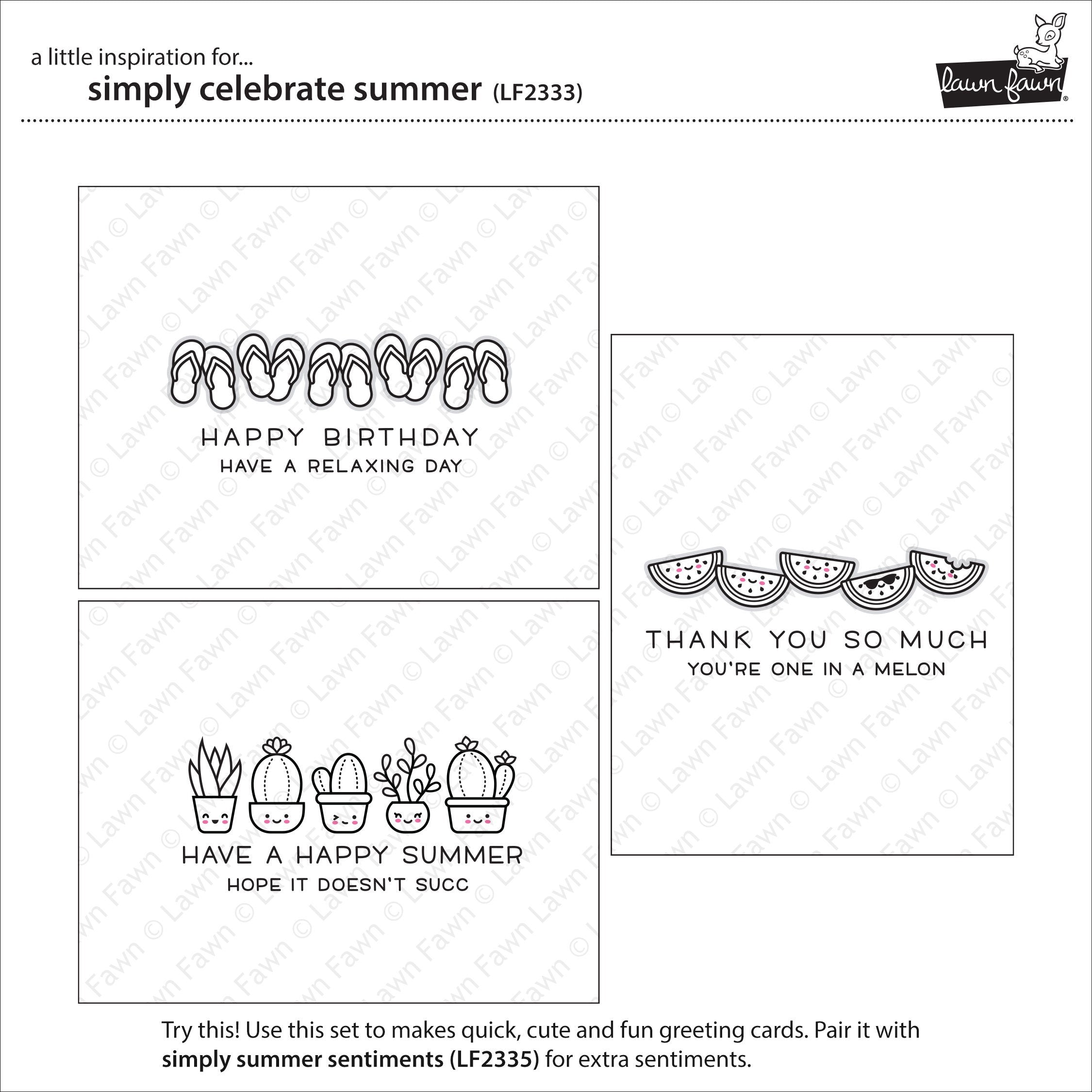 LAWN FAWN: Simply Celebrate Summer