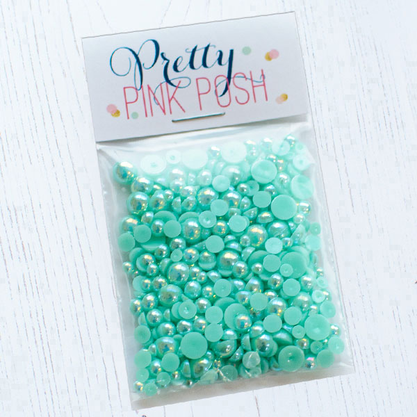 PRETTY PINK POSH:  Pearls | Sea Foam