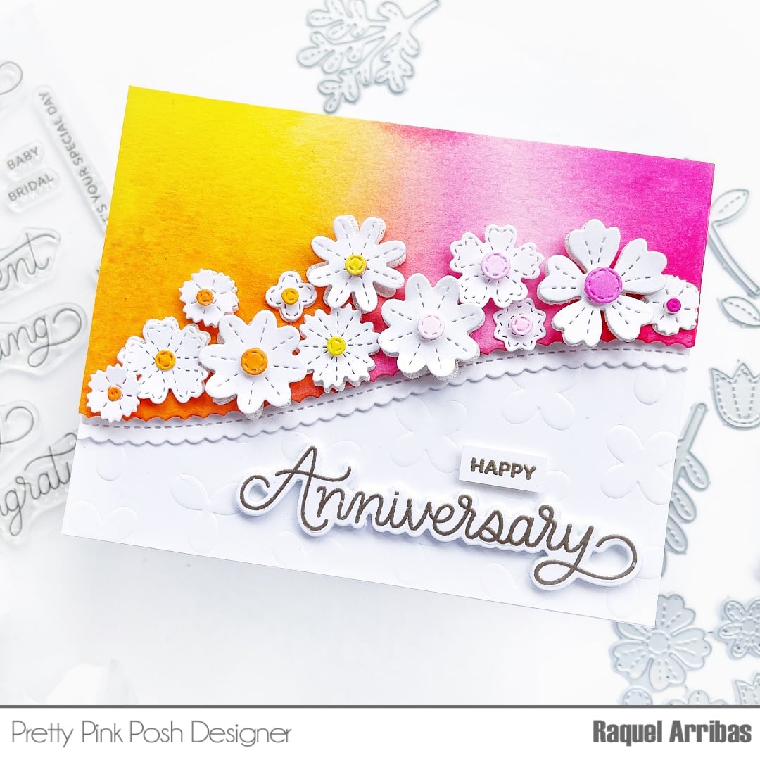 PRETTY PINK POSH:  Celebration Scripts | Die Set