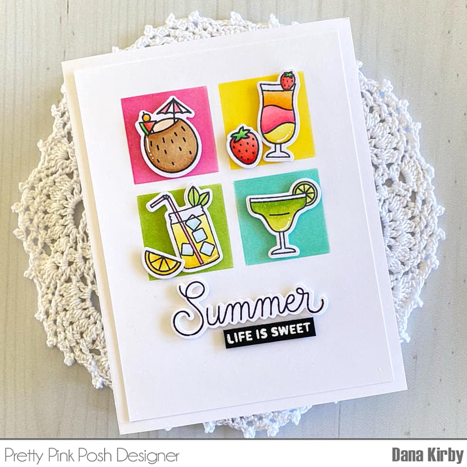 PRETTY PINK POSH:  Summer Drinks | Stamp