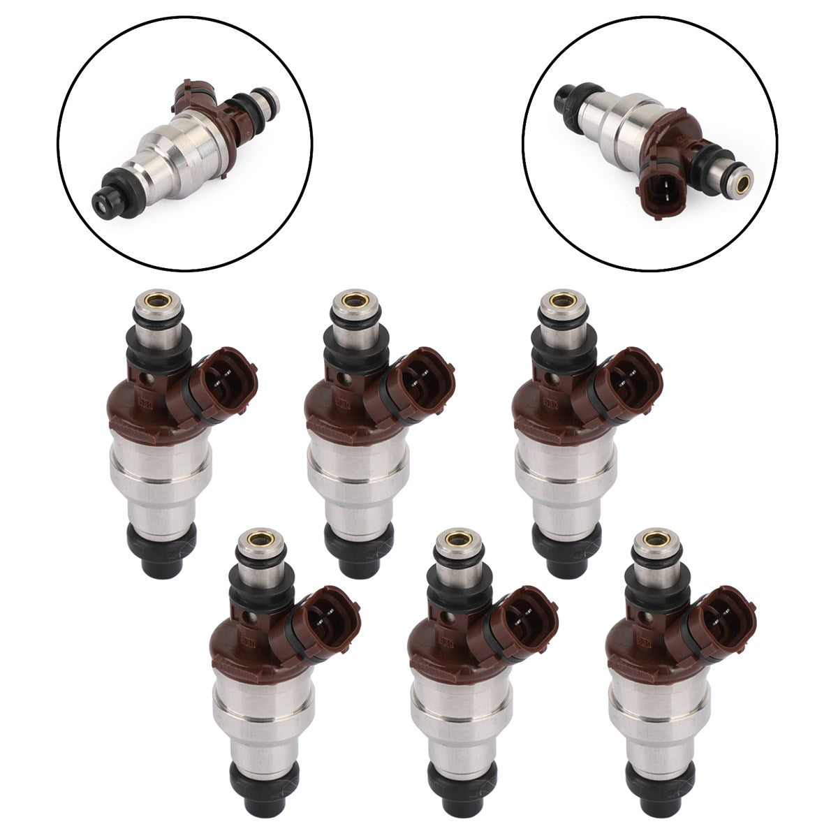 1989-1995 TOYOTA 4RUNNER/PICKUP 6PCS Fuel Injectors 2320965020 2325065020 1955005400 2284212130 2325035040 Generic