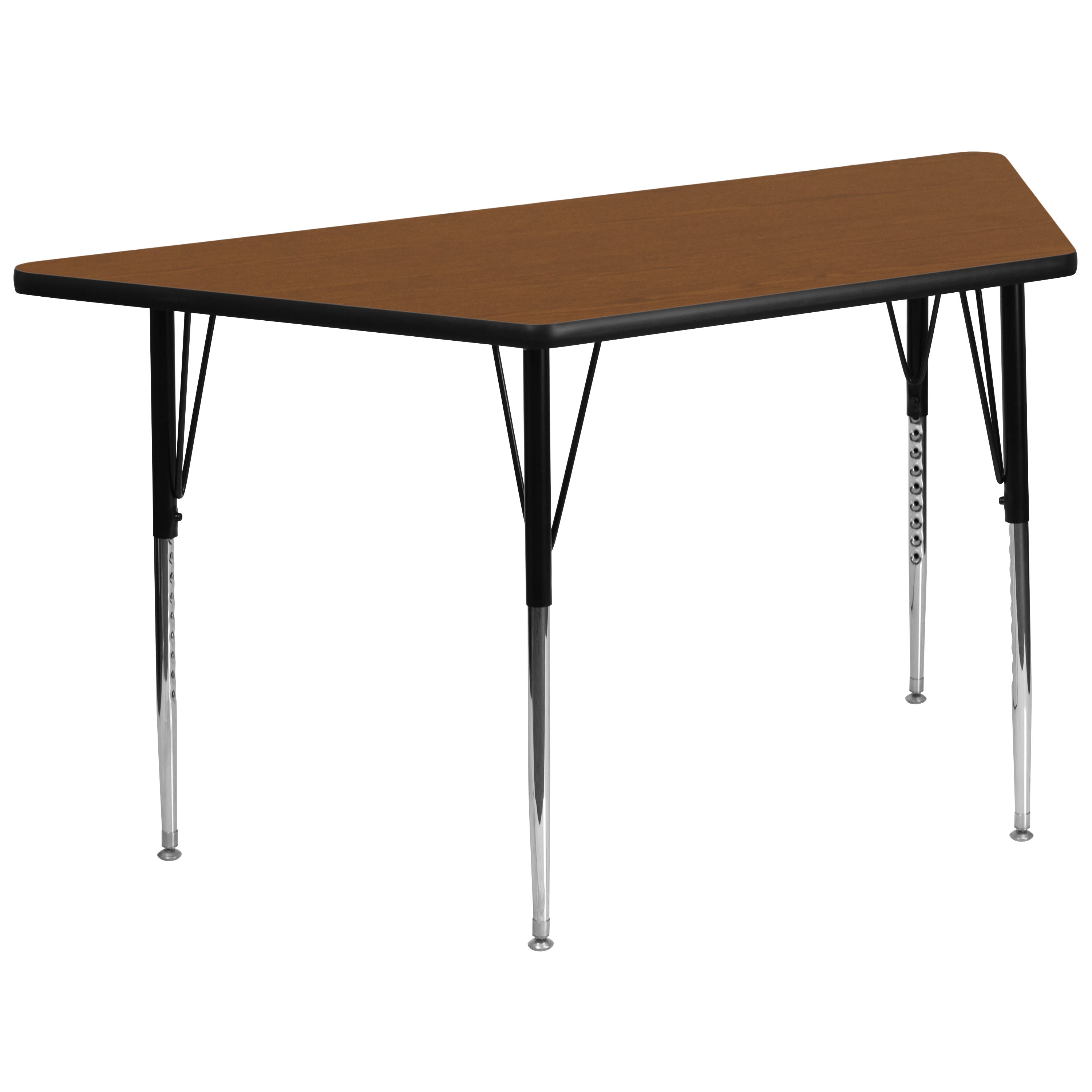 29'W x 57'L Trapezoid HP Laminate Activity Table - Standard Height Adjustable Legs