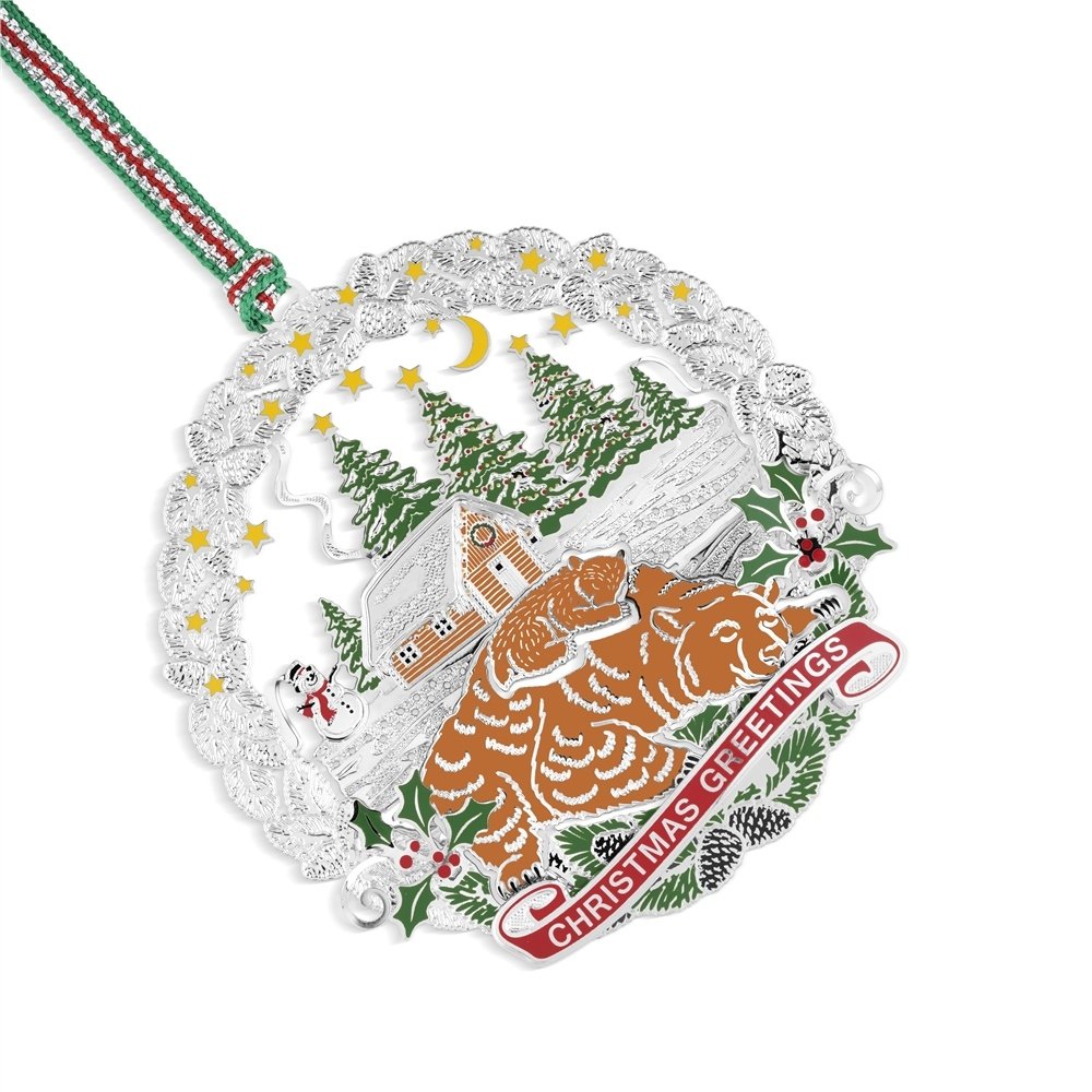 Newbridge Silverware | Sleeping Bears Christmas Tree Decoration