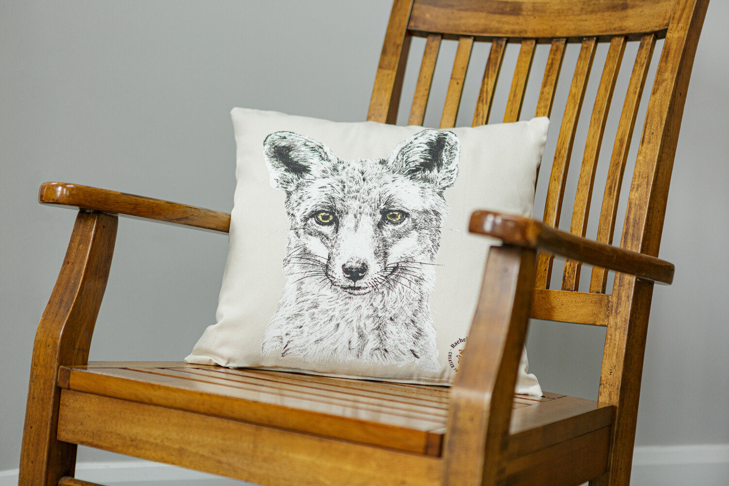 Rachel Dubber | Fox Cotton Cushion Cover