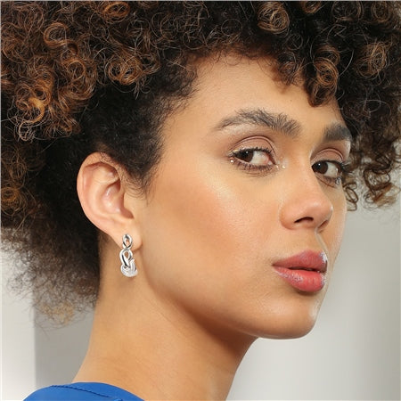 Newbridge Silverware | Molten Knot Earrings