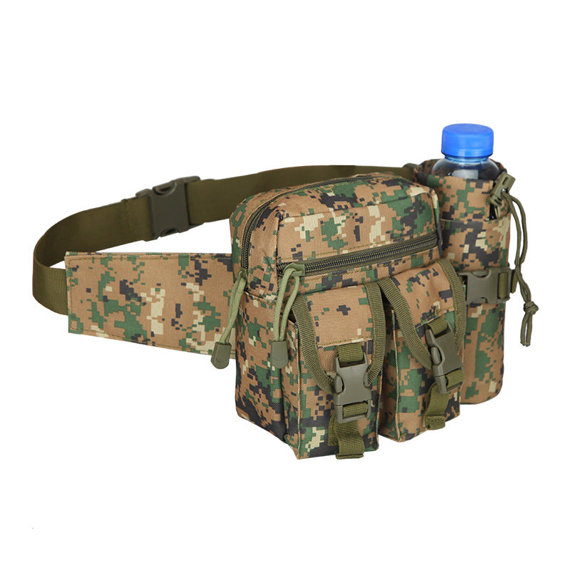 Customized Bottle Waist Pack Kit Camouflage Kettle Bag Travel Small Waist Bag Riding Satchel