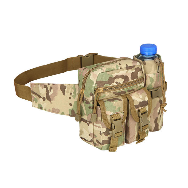 Customized Bottle Waist Pack Kit Camouflage Kettle Bag Travel Small Waist Bag Riding Satchel