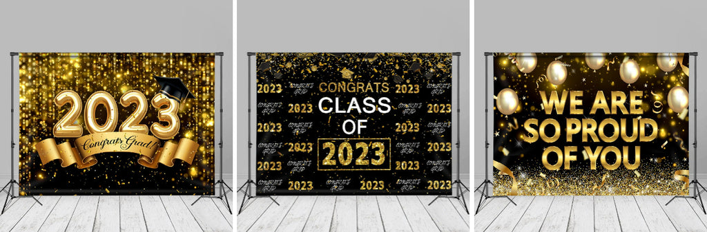 Ballon wir sind so stolz auf Sie Abschlusshintergrund - Aperturee Deutschland