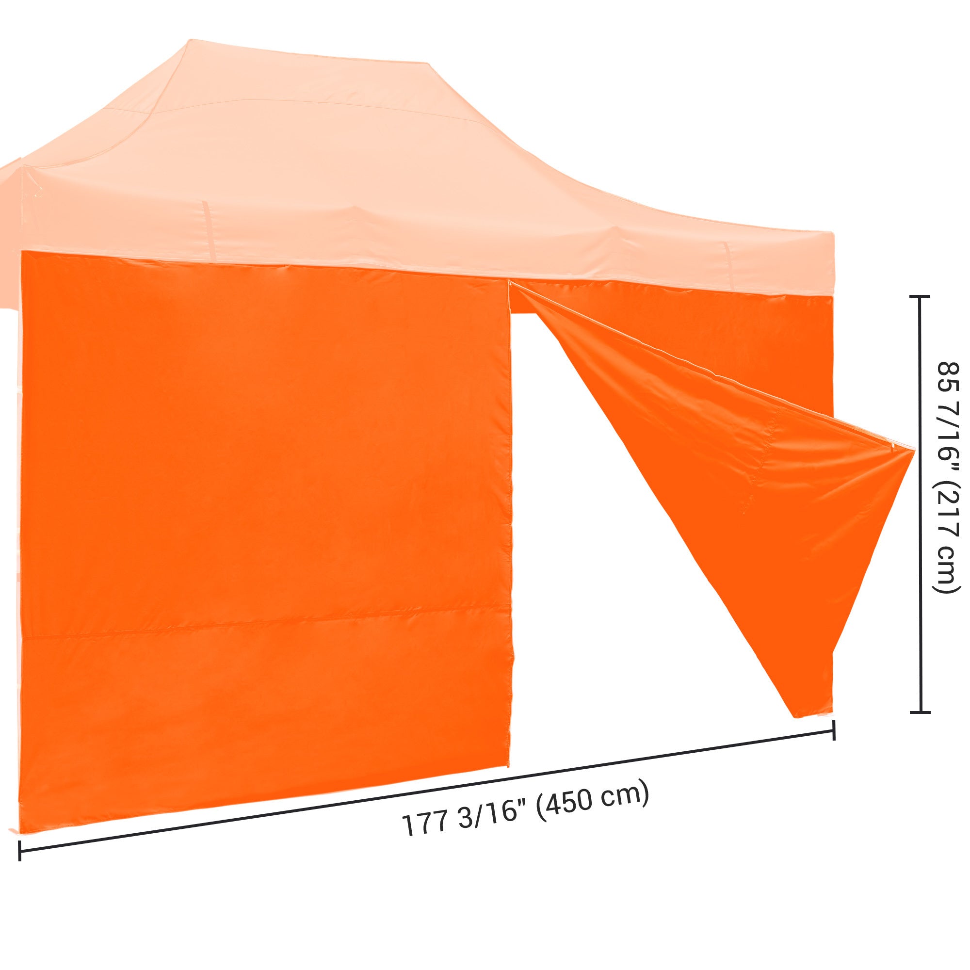 10x15ft Canopy CPAI-84 Sidewall with Zipper