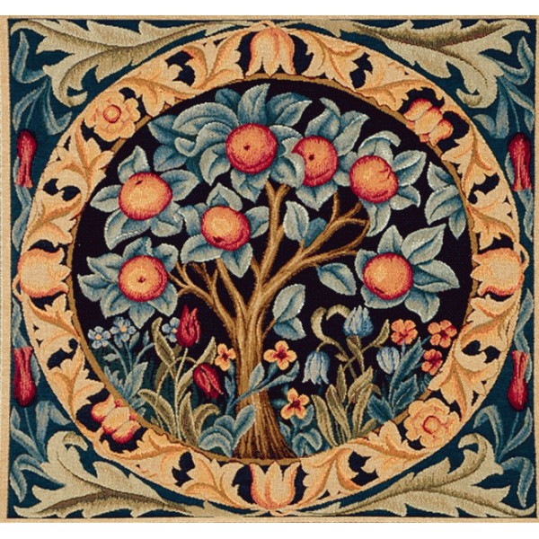 Art de Lys, The Orange Tree Pillow / Cushion Tapestry Cover, 14