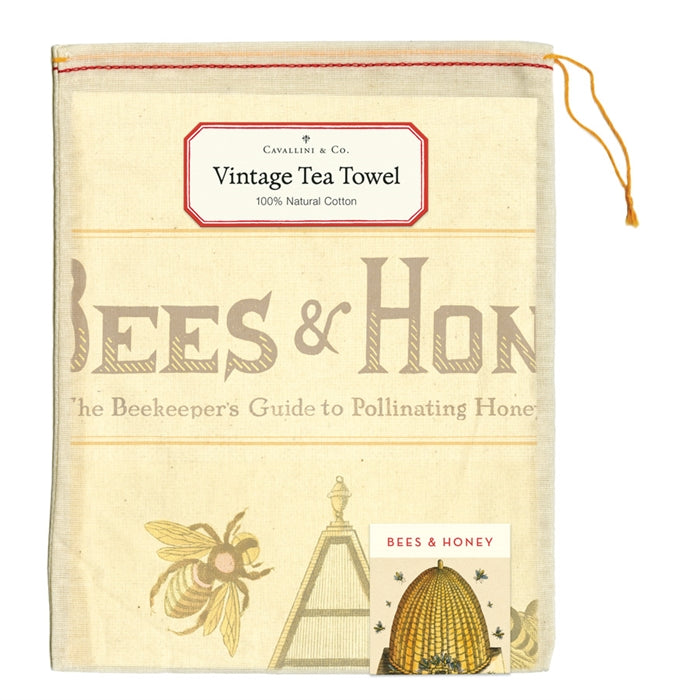 Cavallini & Co., Bees & Honey Vintage Kitchen / Tea Towel