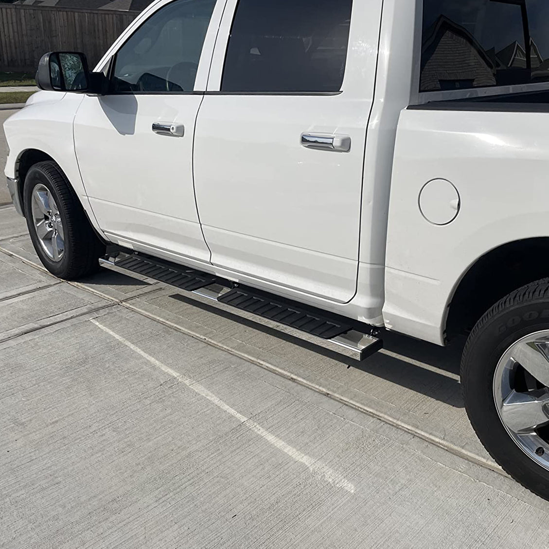 Stainless Steel Running Boards for 2017-2024 Honda Ridgeline H6 Style.