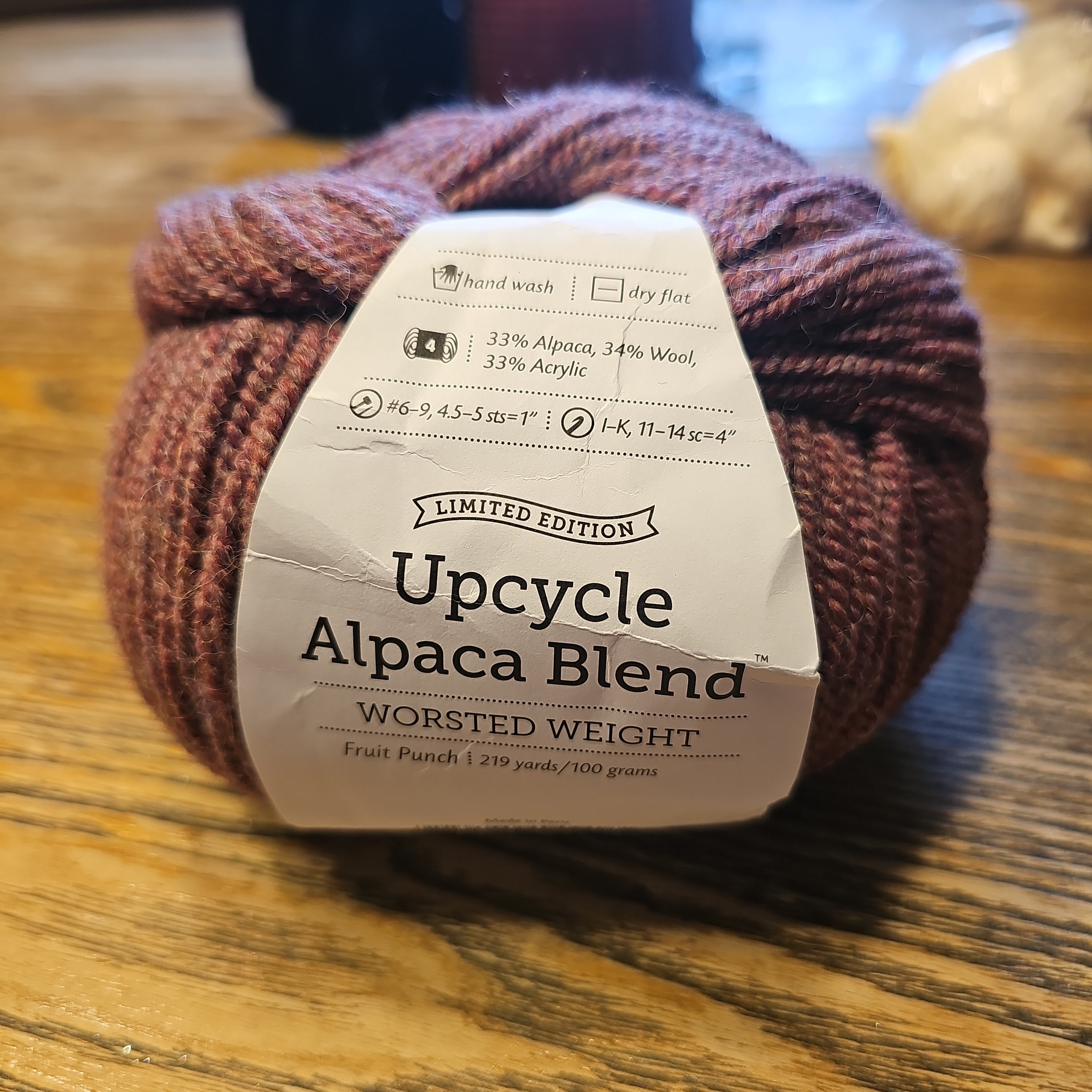 Knit Picks Upcycle Alpaca Blend Yarn Fruit Punch
