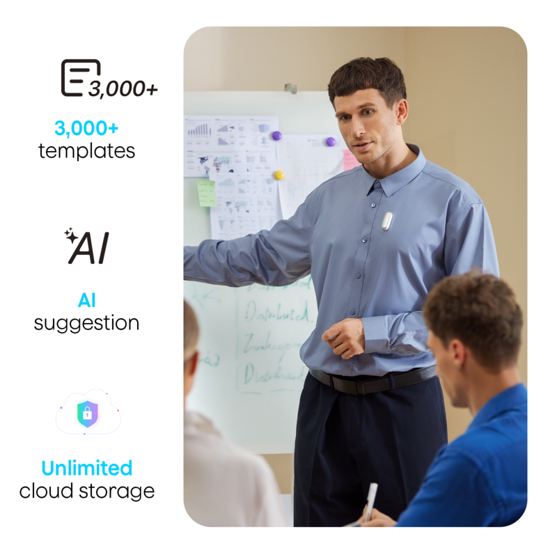 Plaud NotePin & AI Annual Unlimited Plan
