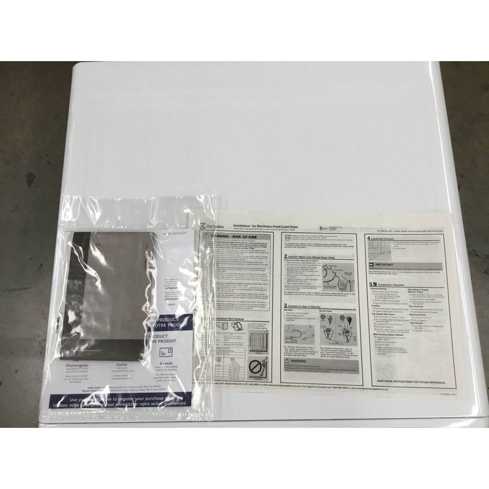 Electrolux 8 cu. ft. Front Load Gas Dryer in White