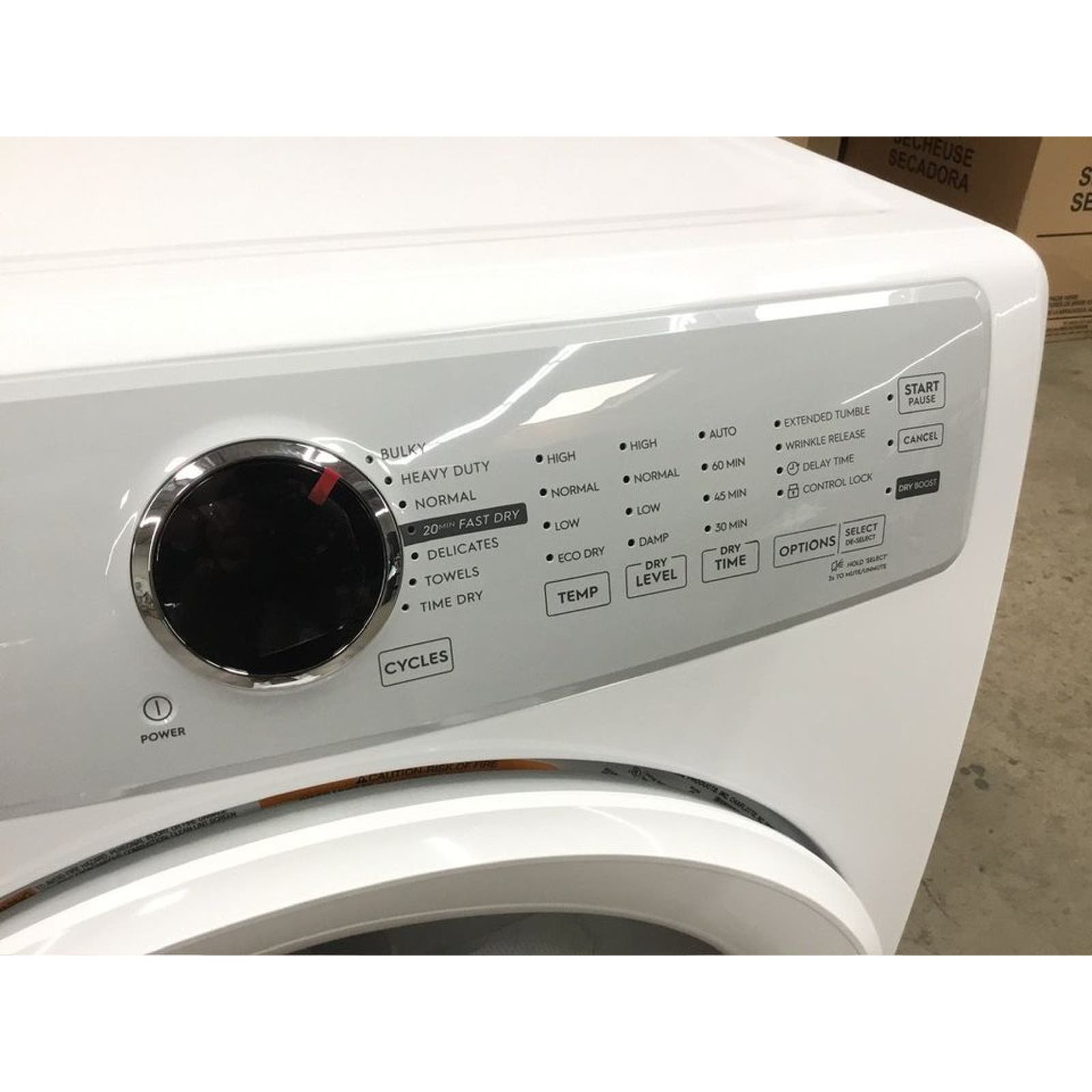 Electrolux 8 cu. ft. Front Load Gas Dryer in White