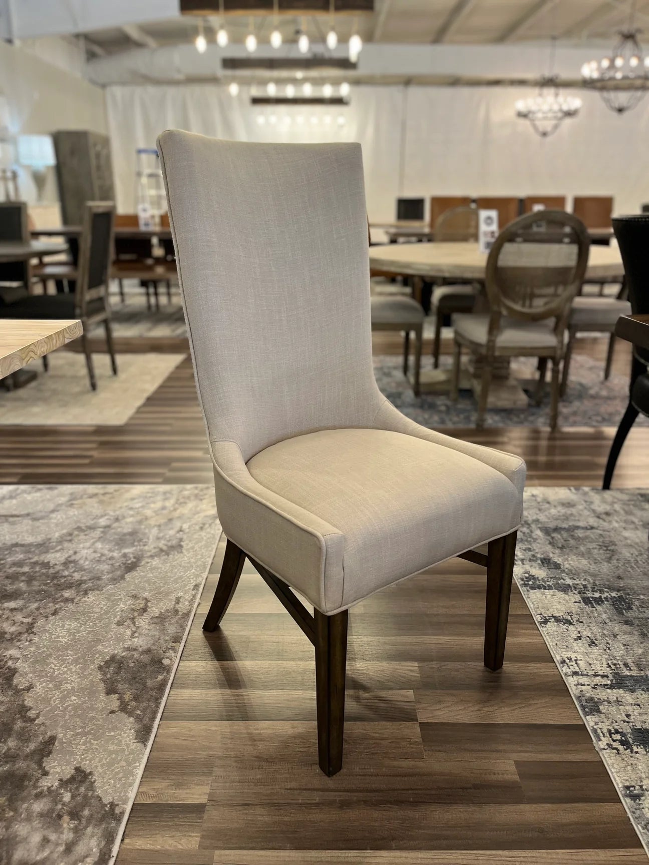 Butler Side Chair - Natural Linen + Earth