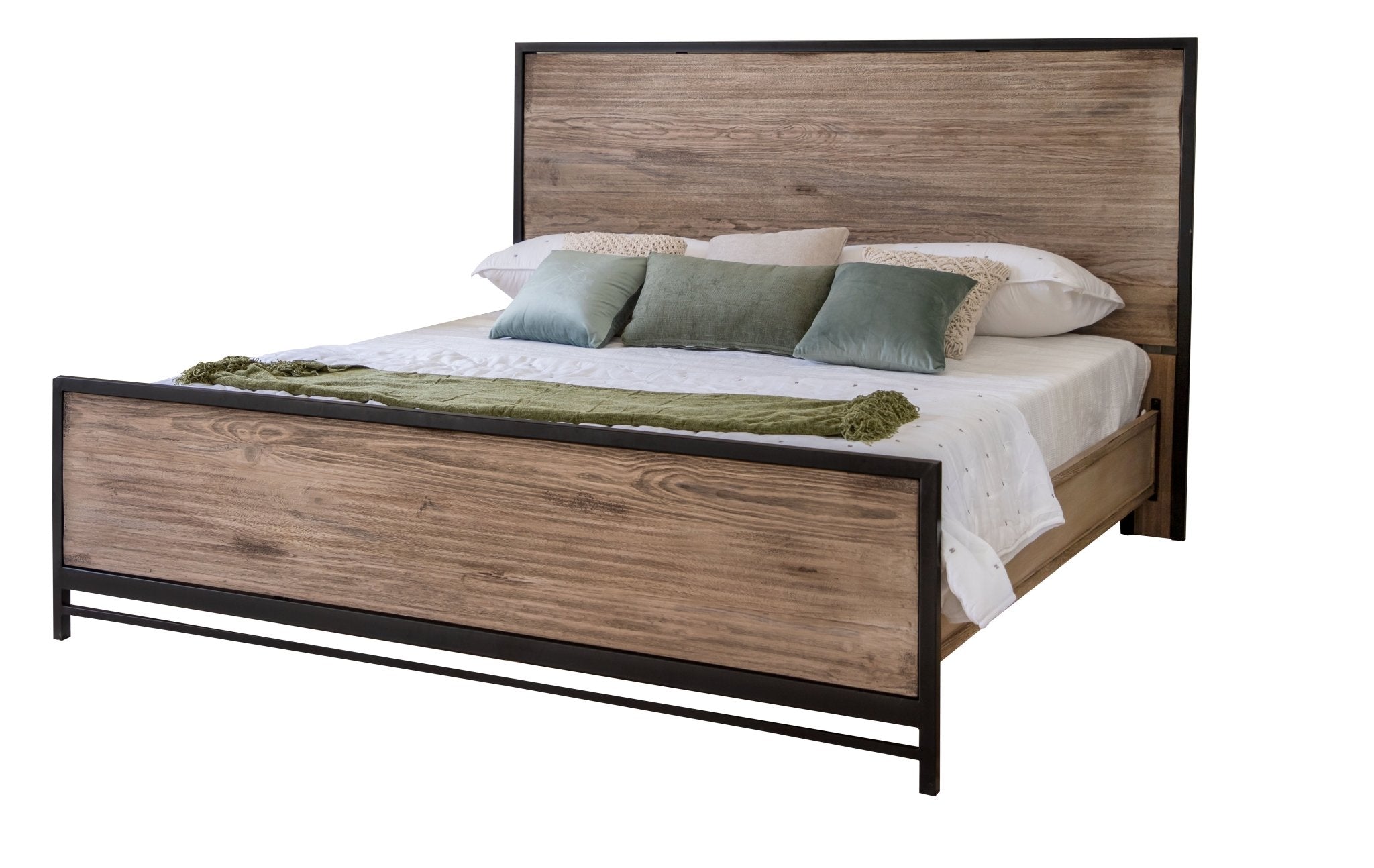 Wooden Iron - Bed