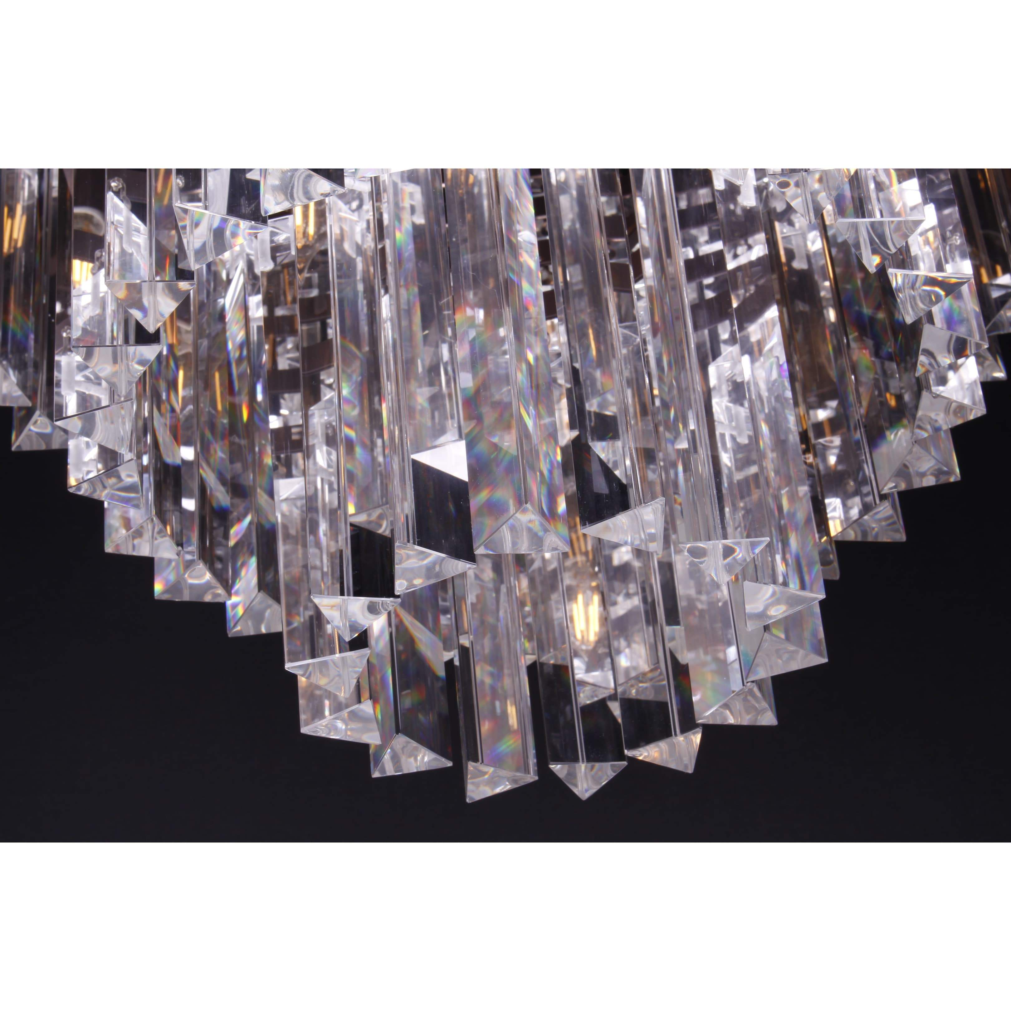 Apex Odeon Fringe Prism Crystal Pendant Light