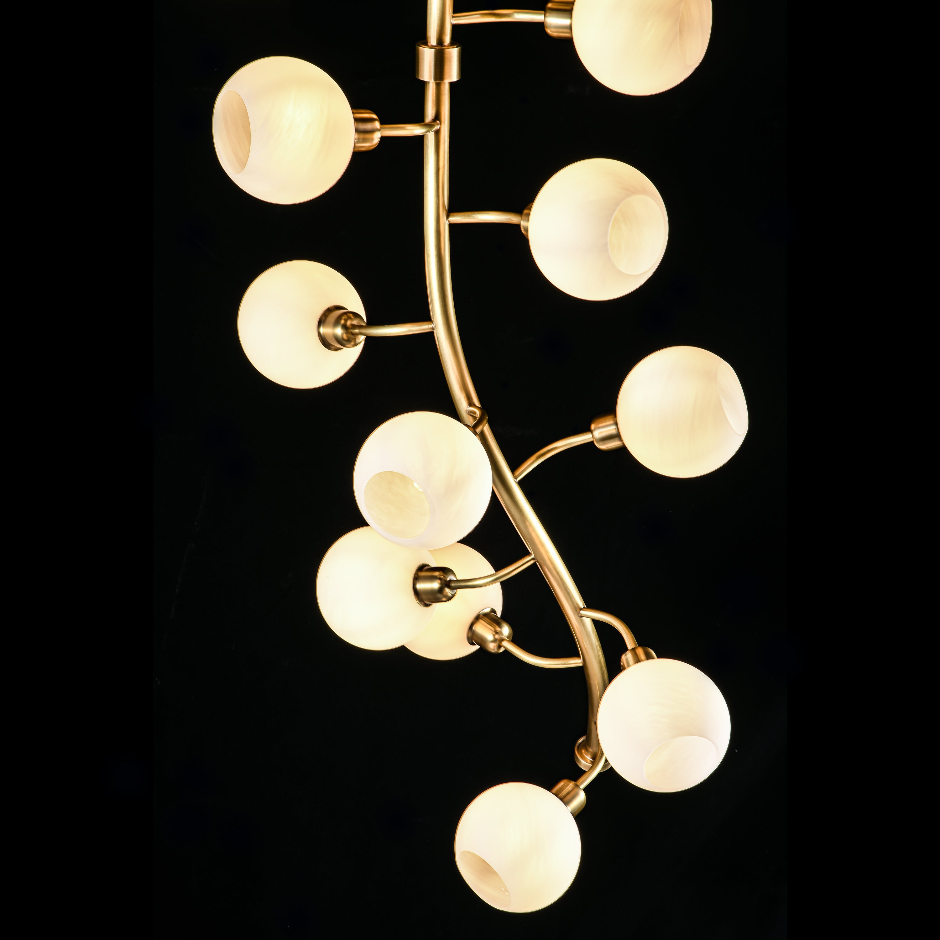 Avion Branching Glass Globe Chandelier