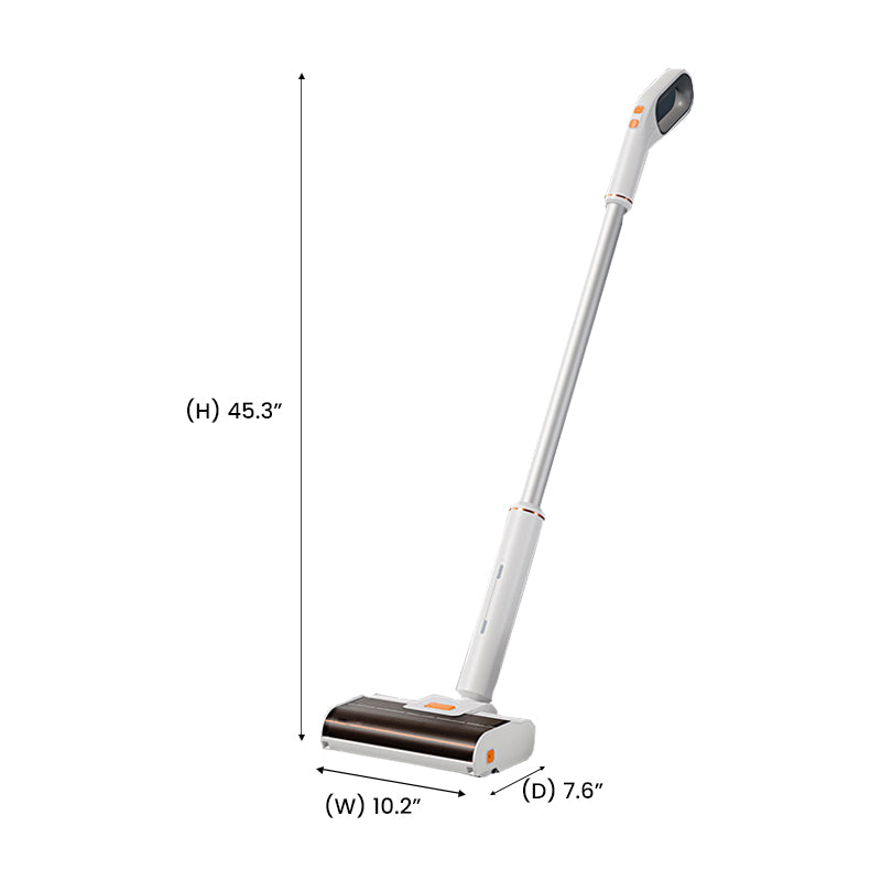 Equator 5lbs White Electric Sweeper Mop Cordless Self Cleaning With Rechargeable Battery