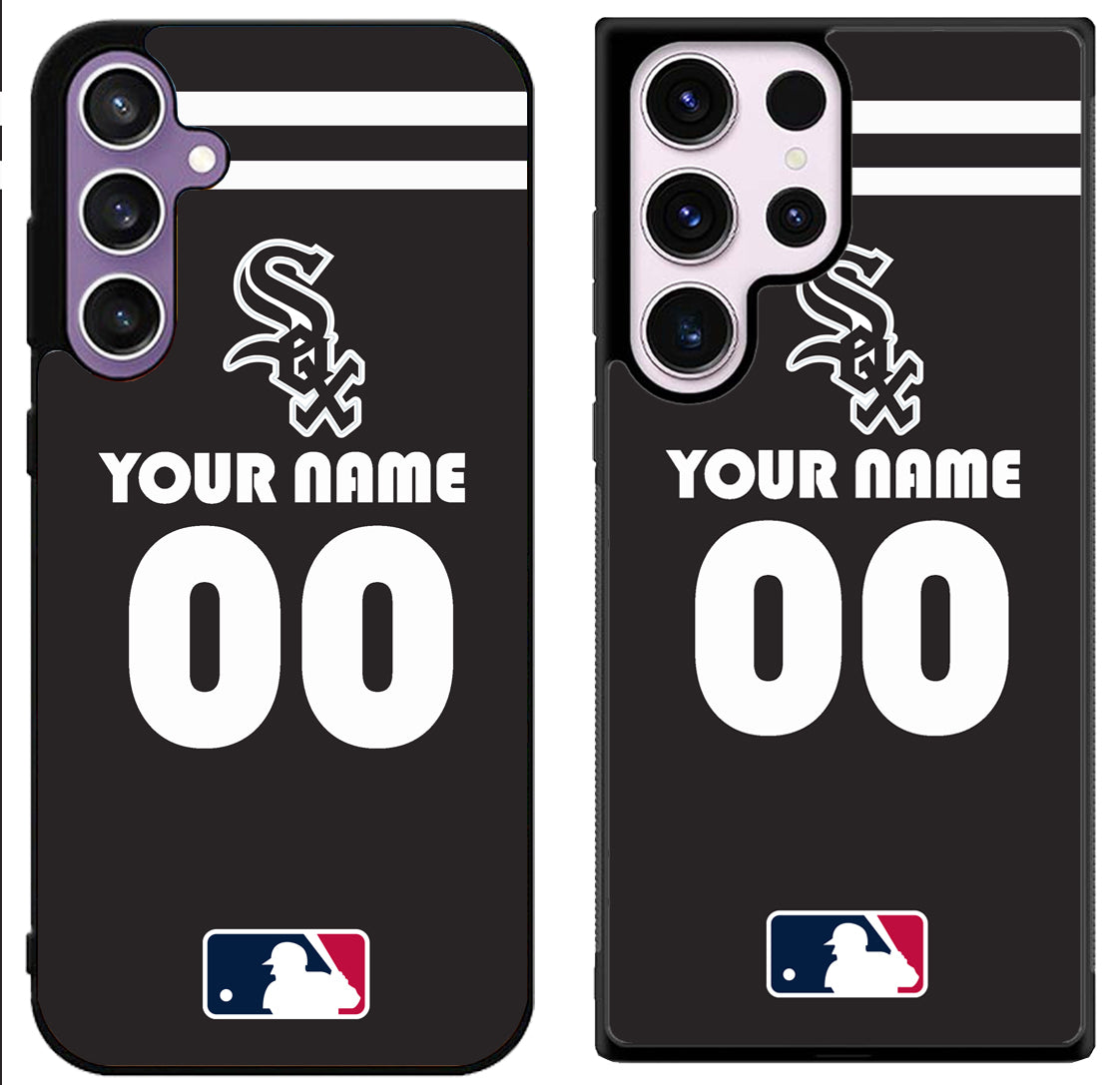 Custom Personalized Chicago White Sox Samsung Galaxy S24 | S24+ | S24 Ultra Case