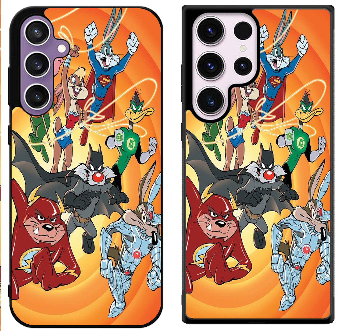 Looney tunes And Friends Wallpaper Samsung Galaxy S24 | S24+ | S24 Ultra Case