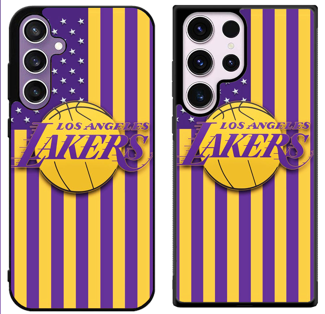 Los Angeles Lakers Flag Samsung Galaxy S24 | S24+ | S24 Ultra Case