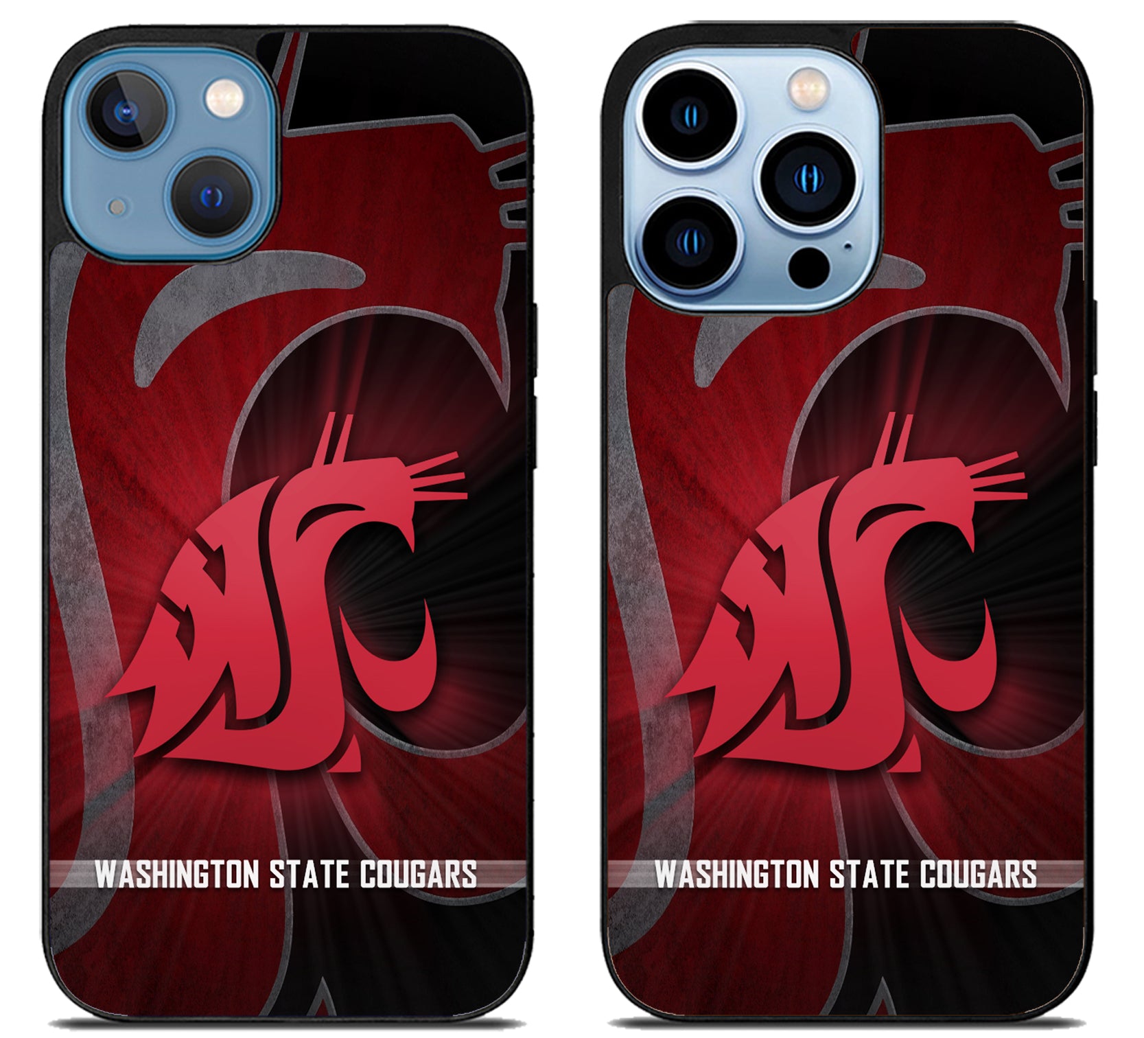 Washington State Cougars Cover iPhone 13 | 13 Mini | 13 Pro | 13 Pro Max Case
