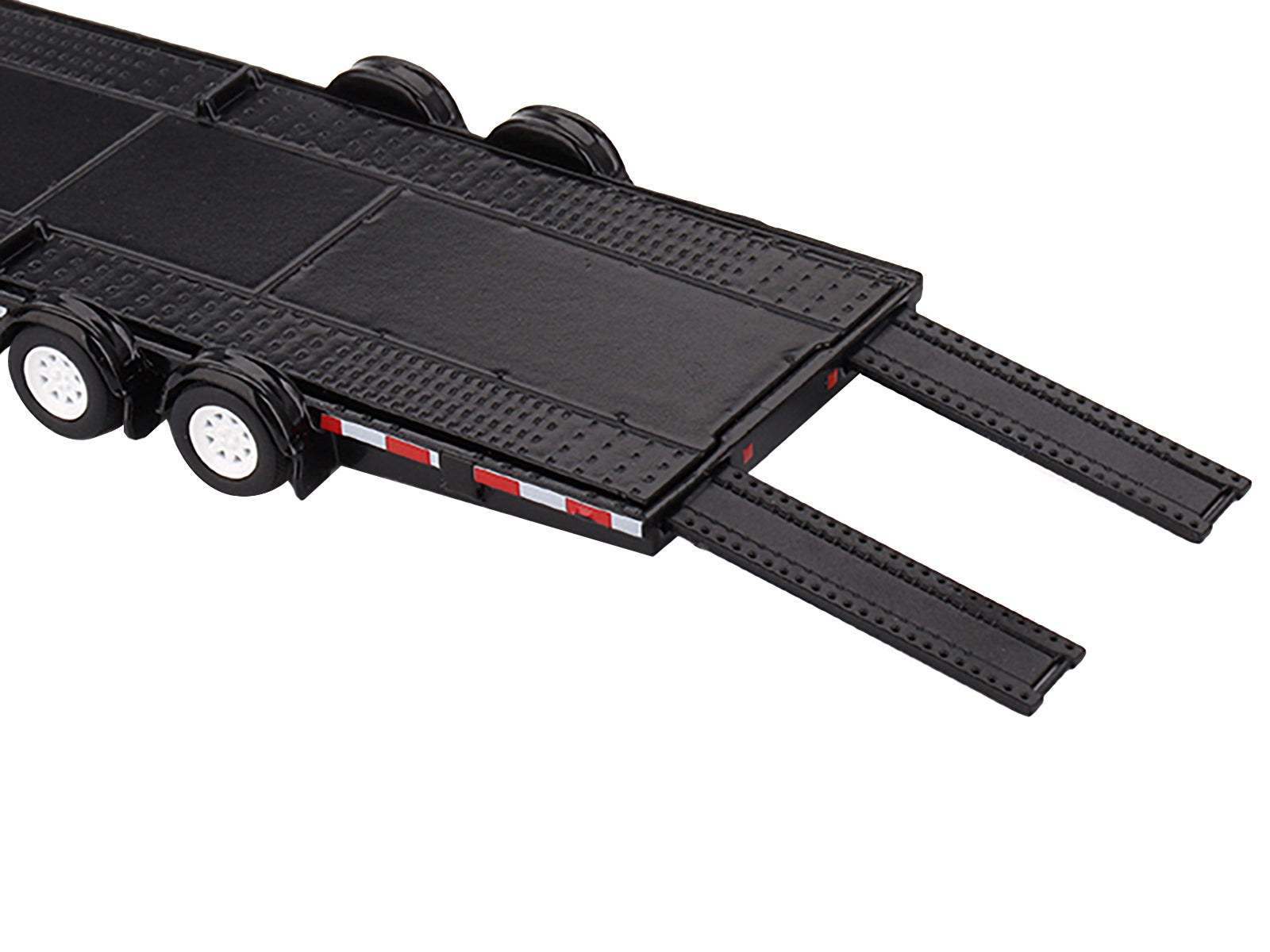 Car Hauler Trailer Black 1/64 Diecast Model by True Scale Miniatures