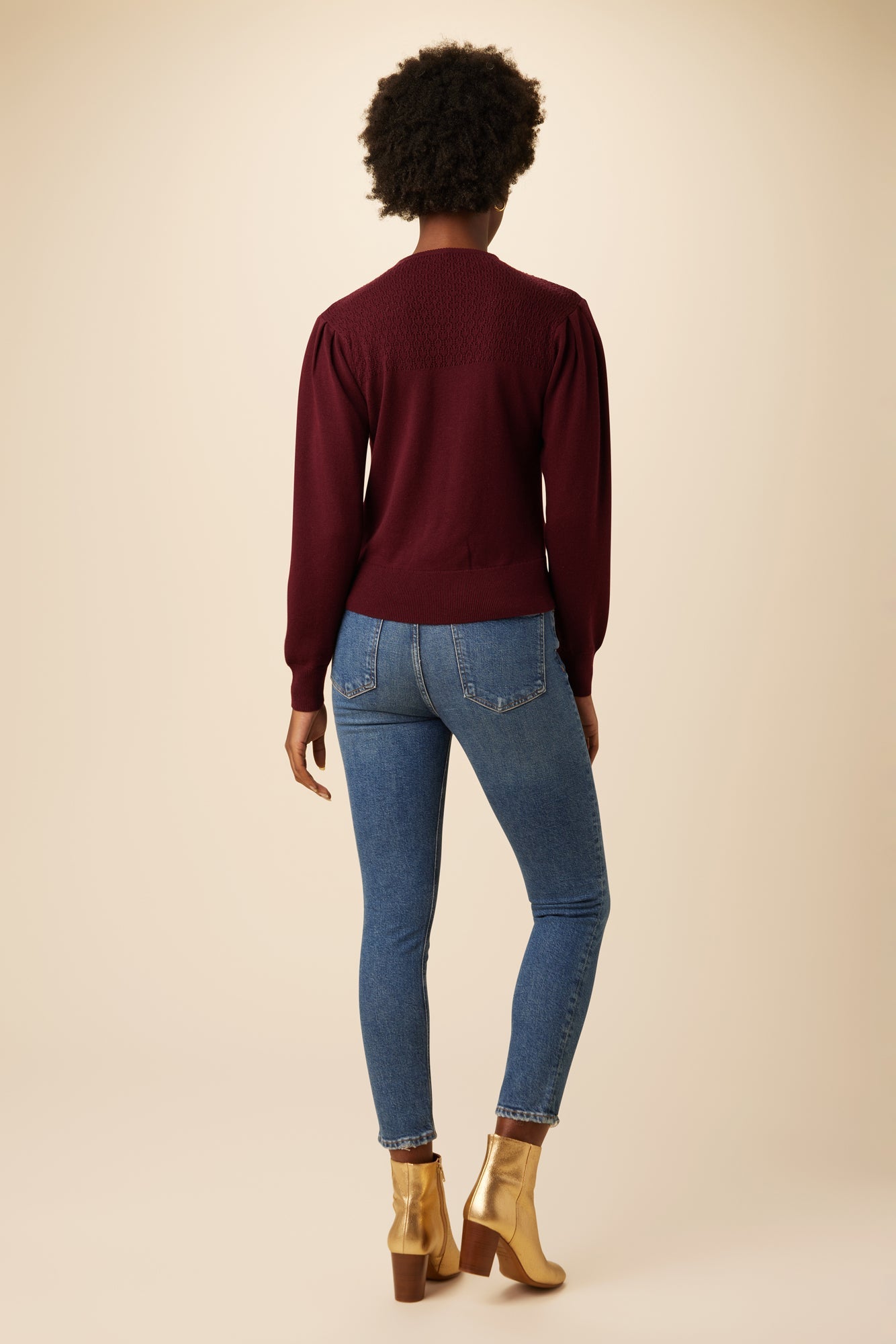 Micah Eco Wool Sweater - Burgundy - ReAmour