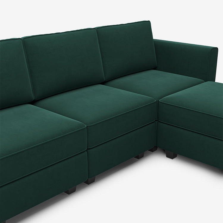 Belffin 12 Seats + 9 Sides Modular Velvet Sofa with Storage Seat