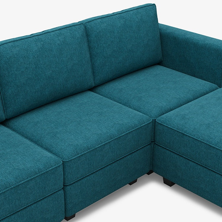 Belffin 7 Seats + 9 Sides Modular Terry Sofa with Storage Seat and Ottoman