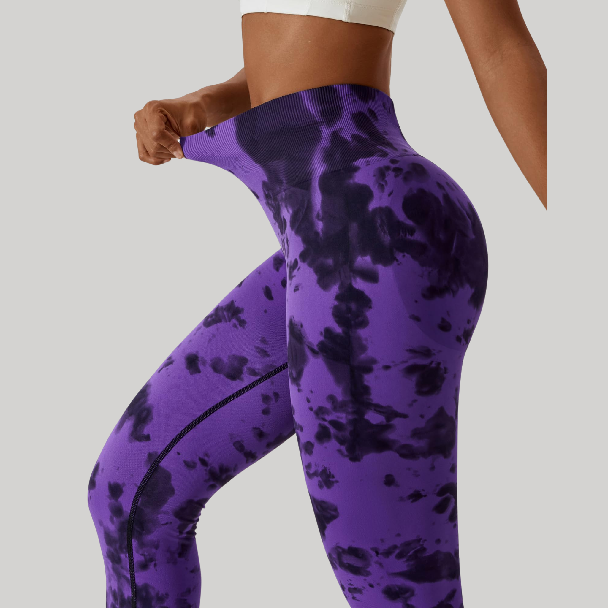 Seamless high waisted yoga pants