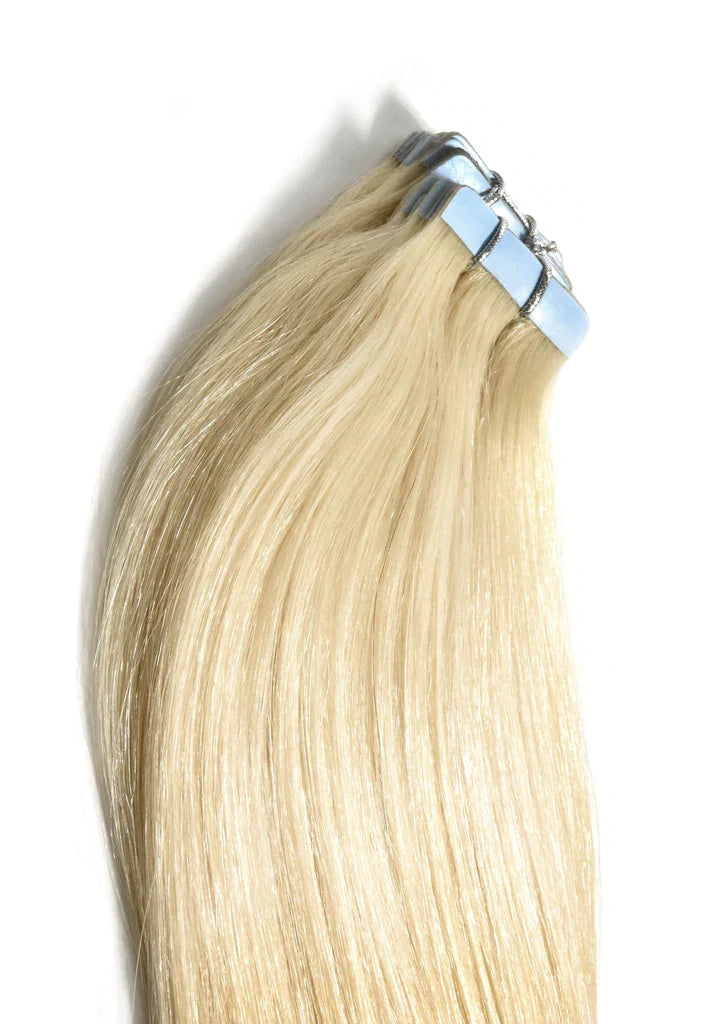 Remy 100g Tape-in Extensions Lightest Blonde #60