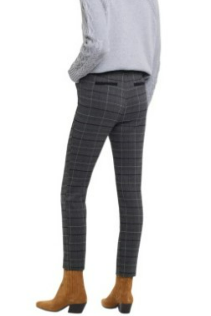 Pull On Ankle Pant - Charcoal