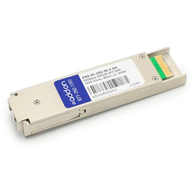 AddOn Cisco ONS ONS-XC-10G-30.3 Compatible TAA Compliant 10GBase-DWDM 100GHz XFP Transceiver (SMF, 1530.33nm, 80km, LC, DOM)