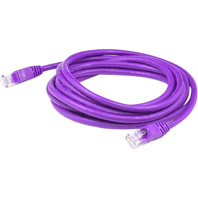 AddOn 7ft RJ-45 (Male) to RJ-45 (Male) Straight Purple Cat6 UTP PVC Copper Patch Cable