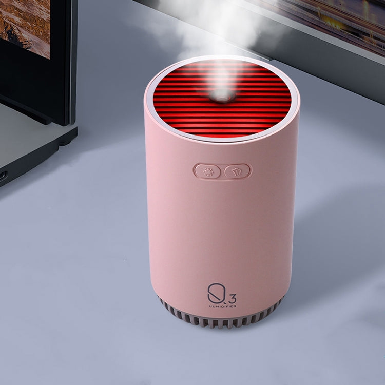 Wireless Q3  Humidifier Mini USB Charging Portable Air Purifier(Pink)