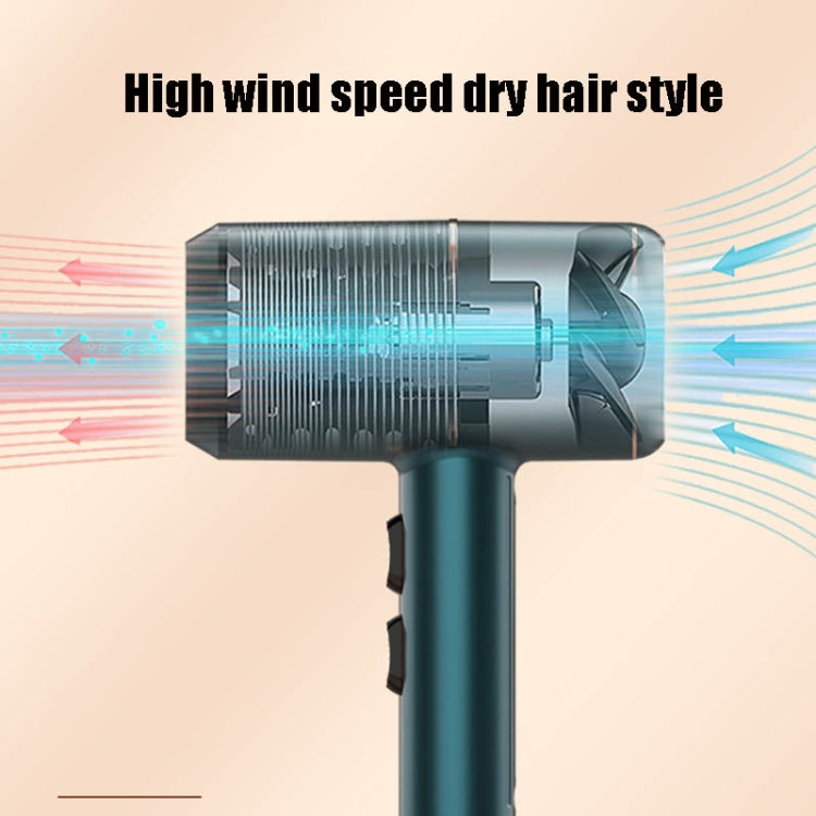 Home Dormitory Mute High-Power Hot And Cold Air Hair Dryer, 220V UK Plug(Black)