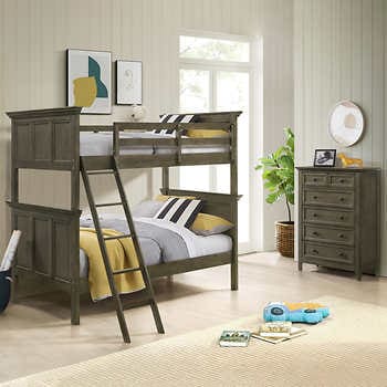 Imagio Home Furniture Ridgewood 2-piece Twin Over Twin Bunk Bed
