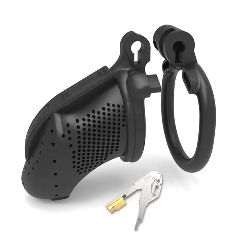 Cage de chasteté imprimée en 3D, cage à coq en résine pour hommes