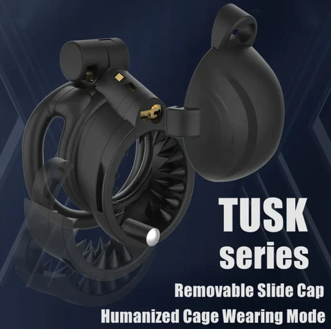 Keuschheitskäfig aus Kunstharz mit Stacheln