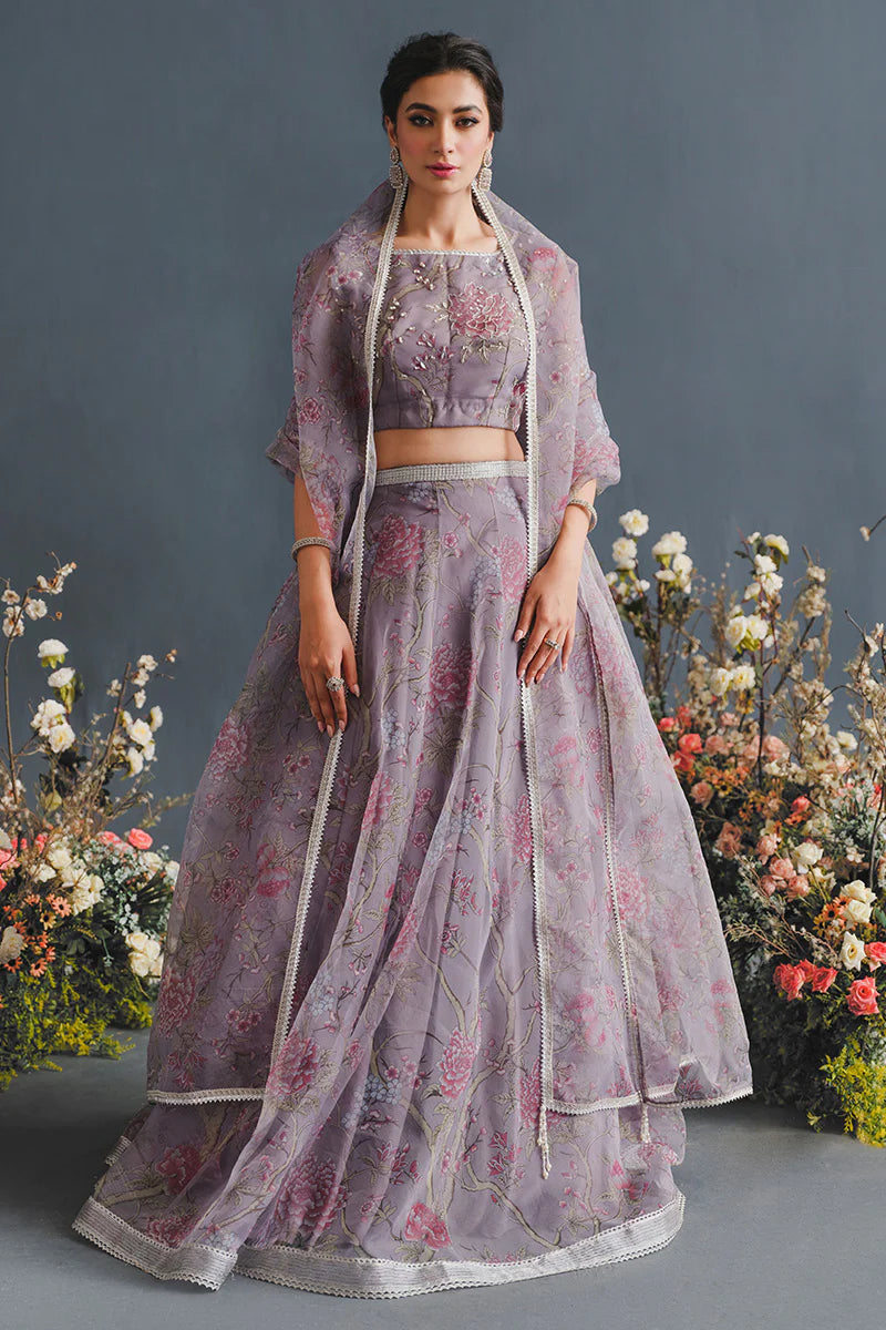 MUSHQ | Luxury Embellished Organza Lehenga