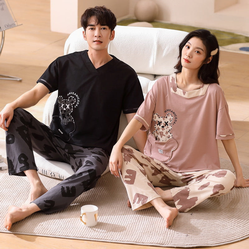 Cool Couples Pajamas/Loungewear Set 100% Cotton
