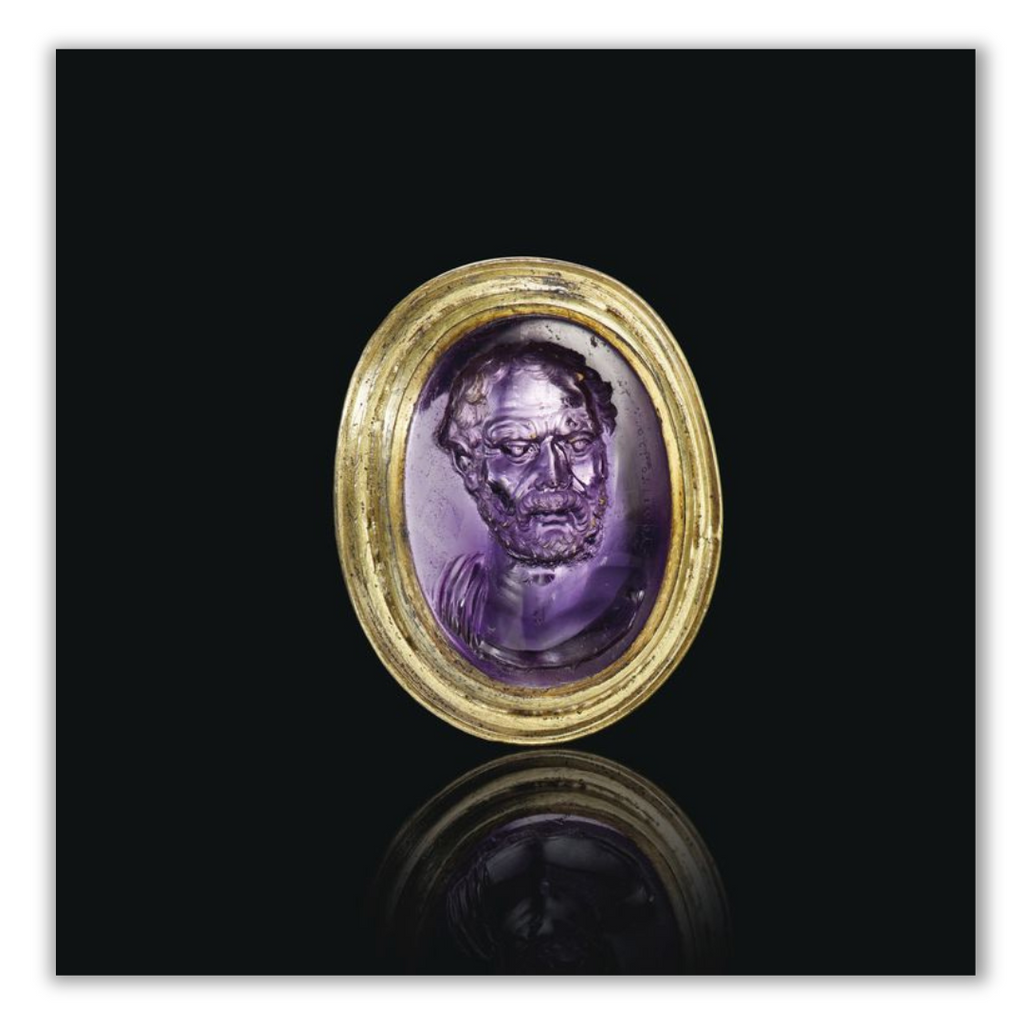 A Roman Amethyst Ringstone by christies.com